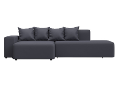 Диваны угловые в гостиную, Диван угловой Лига-079 угол левый, экокожа GRIFON