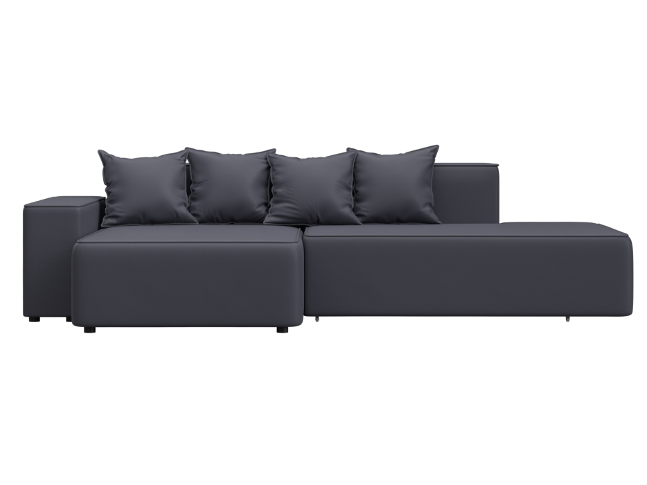 Диваны угловые в гостиную, Диван угловой Лига-079 угол левый, экокожа GRIFON