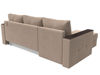 Угловой диван Валенсия Лайт левый угол, велюр