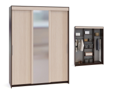 Шкафы-купе, Шкаф-купе Контур ШР-186.32 с зеркалом