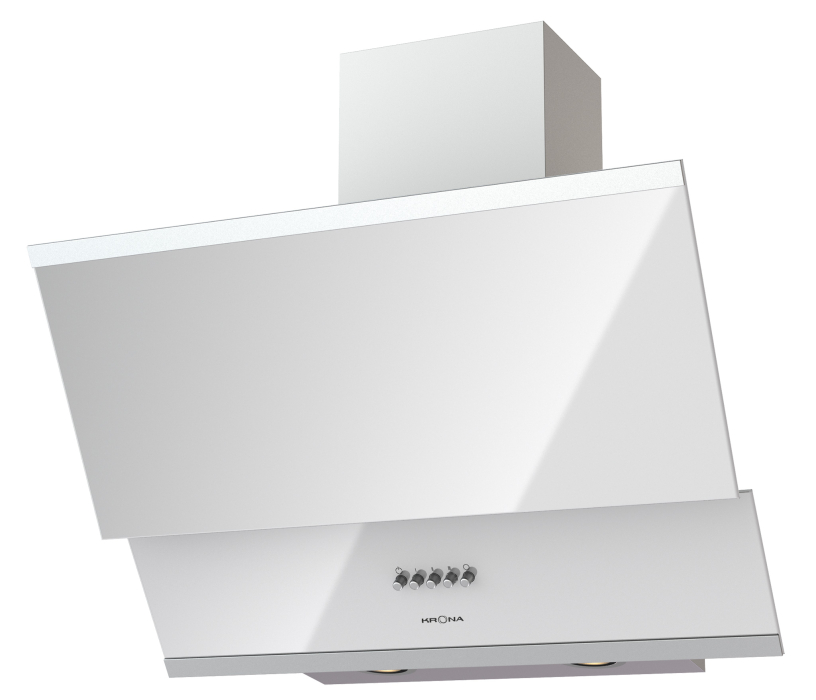 Вытяжки, Вытяжка кухонная KRONA IRIDA 600 white push button