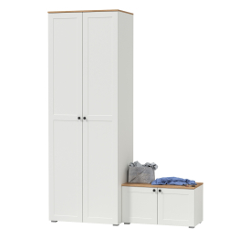 Шкаф для одежды и тумба две дверки Остин