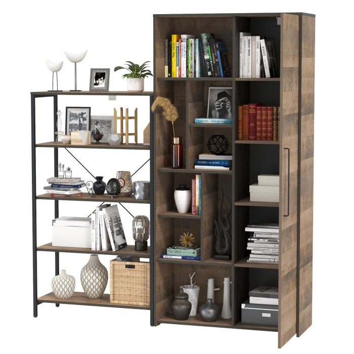 Стенки для гостиной, Шкаф-стеллаж с открытым стеллажом с полками Трувор