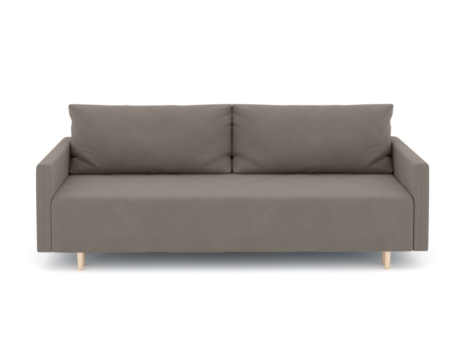 Диваны еврокнижки, Диван-кровать Милли с подлокотниками, велюр