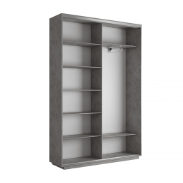 Шкаф-купе Экспресс 2-х дверный Фотопечать Квадрат Стекла 160х45х220