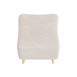 Банкетка тканевая на четырёх ножках квадратная Куби 6-5133