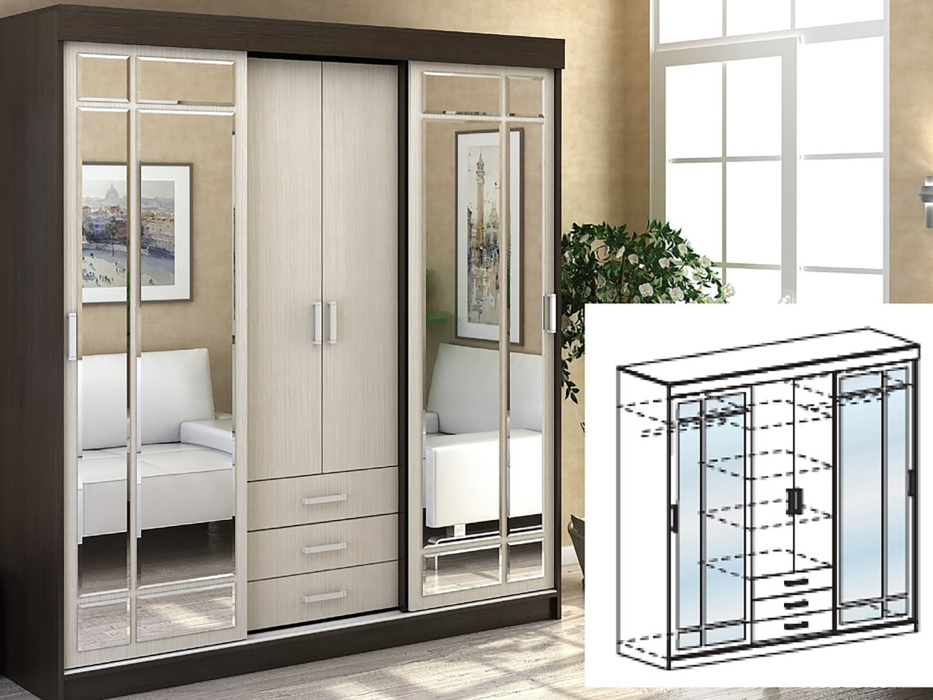 Шкафы-купе, Шкаф-купе Лидер 1К