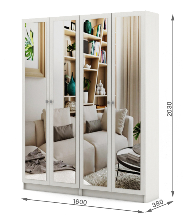 Шкафы распашные, Шкаф Бостон-17