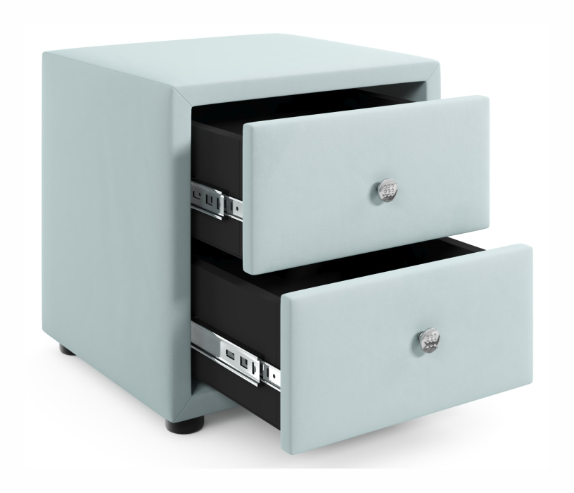 Мягкая кровать, Мягкая кровать с тумбами Olivia 1600 подъемная