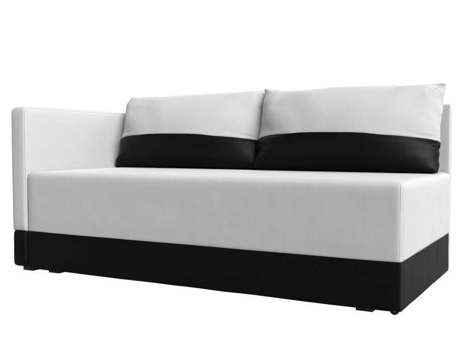 Кушетка диван, Кушетка Никас левая, экокожа