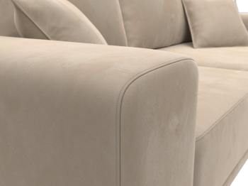 Прямой диван Льюес, велюр