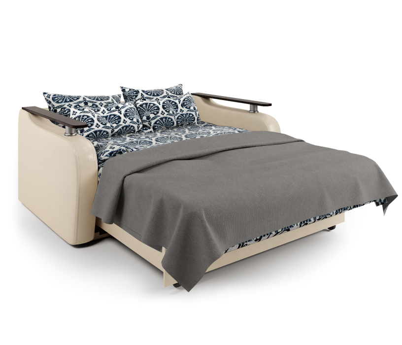 Детские диваны, Диван-кровать Гранд Д 120, рогожка/экокожа