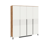 Для одежды, Шкаф для платья и белья 4-х дверный Белла