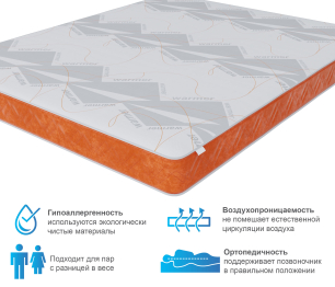 Матрас Тропикана-Агама в чехле Warmer 800х2000