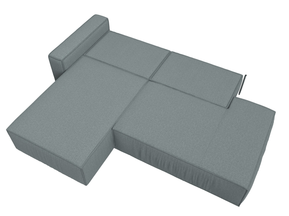 Диваны угловые в гостиную, Диван угловой Прага Модерн левый угол, рогожка Амур