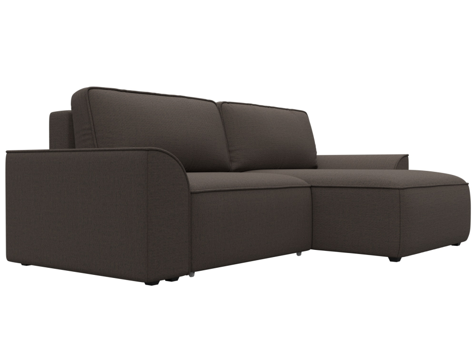 Диваны угловые в гостиную, Диван угловой Лига-048 НПБ, рогожка Амур