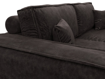 Диван прямой Лига-081 НПБ, велюр BRUT