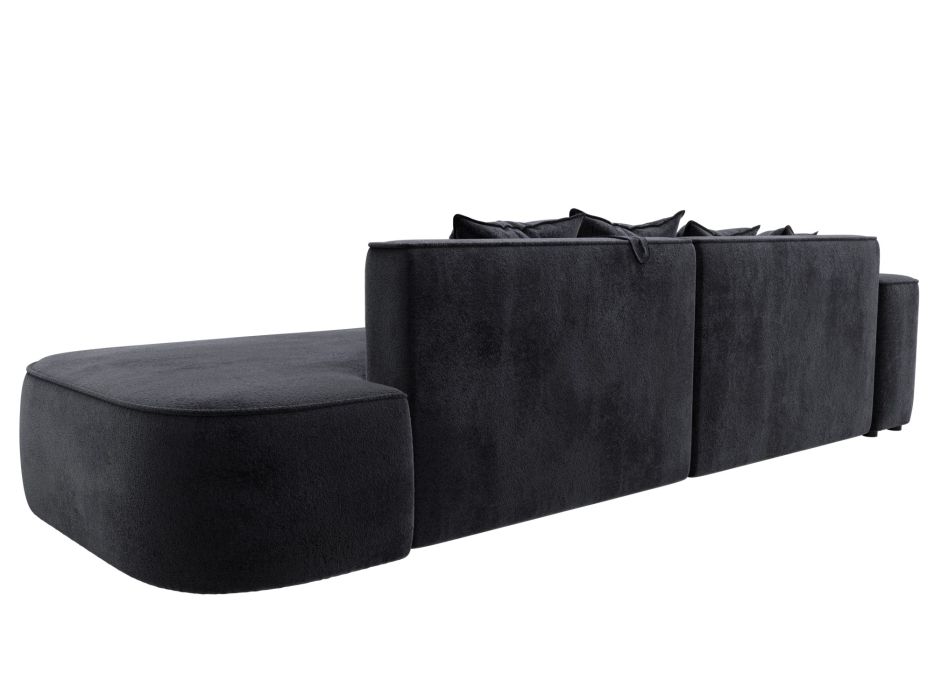 Диваны угловые в гостиную, Диван угловой Лига-065 угол левый, велюр TOWER