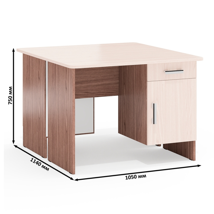 Прямые, Два письменных стола МД 1-09