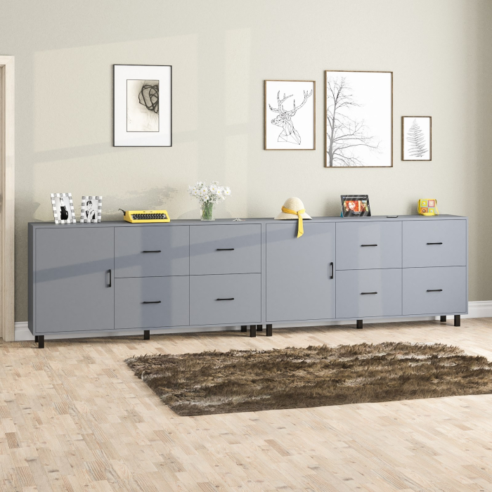 ТВ-тумбы, Два больших комода РВК 125-1704 ящики и дверка