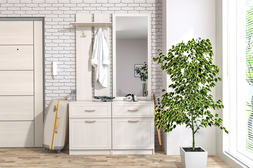 Вешалки, Обувница с вешалкой Иннэс 6