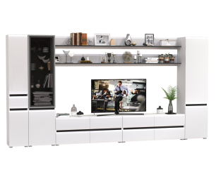 Стенка в гостиную модульная Сидней комплектация № 115