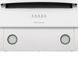 Вытяжка кухонная INGA 600 white push button