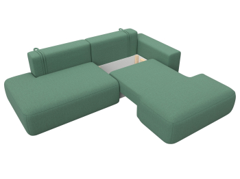 Диван угловой Лига-036 НПБ Модерн правый угол, рогожка Амур