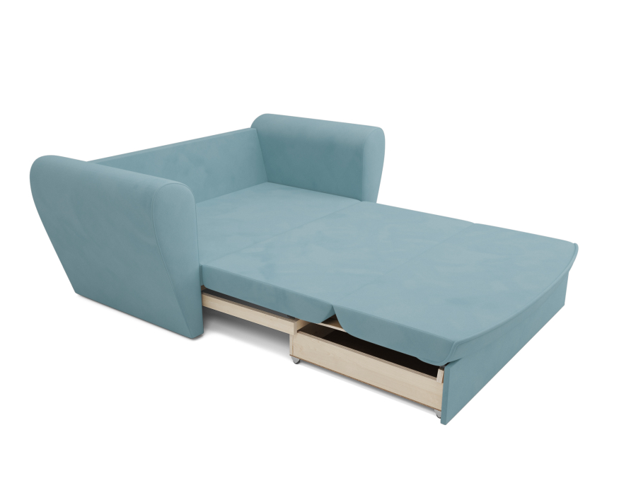 Диваны кровати со спальным местом, Диван прямой выкатной Квартет (Велюр)