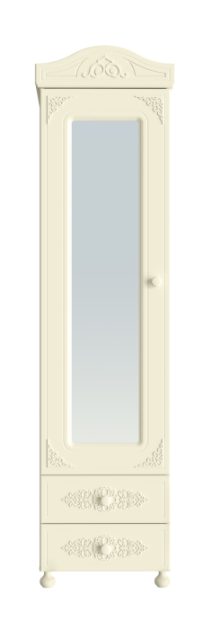 Шкафы пеналы, Шкаф-пенал со стеклом Ассоль плюс АС-1