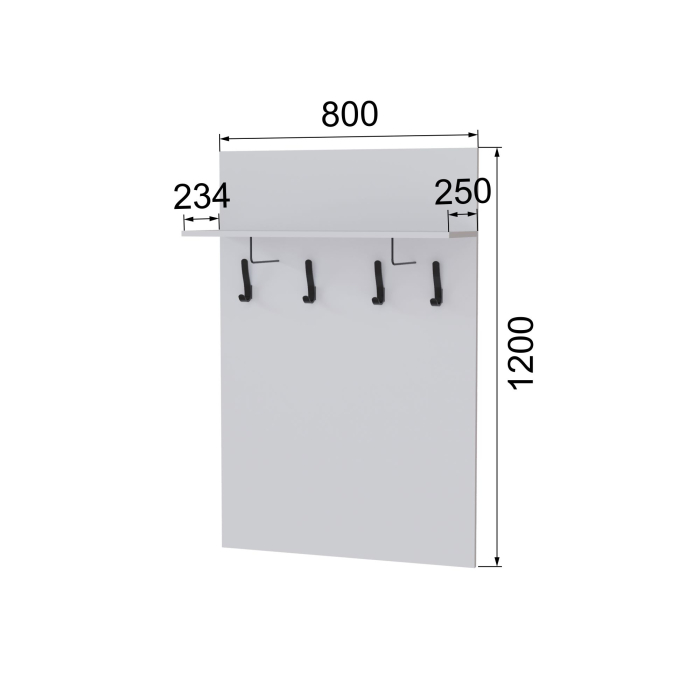 Модульные прихожие, Прихожая Мэнкс Вешалка МПВ-31