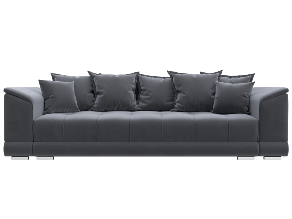 Диваны еврокнижки, Диван прямой НордСтар НПБ, велюр SEVEN