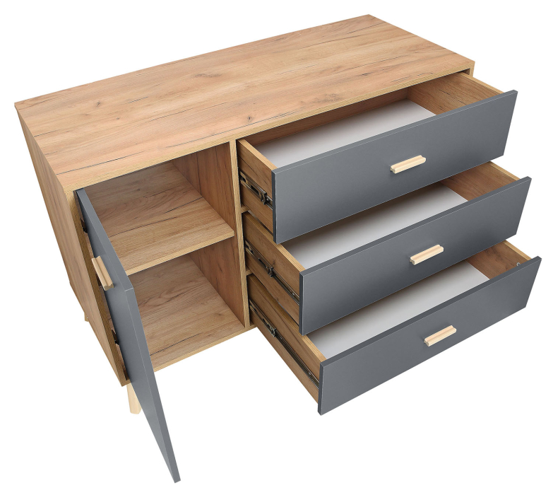 Комоды, Комод 1200х500х820 Скандик