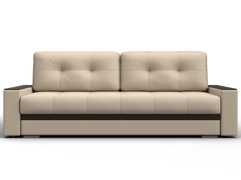 Диван прямой с декором Лига-096 НПБ, экокожа