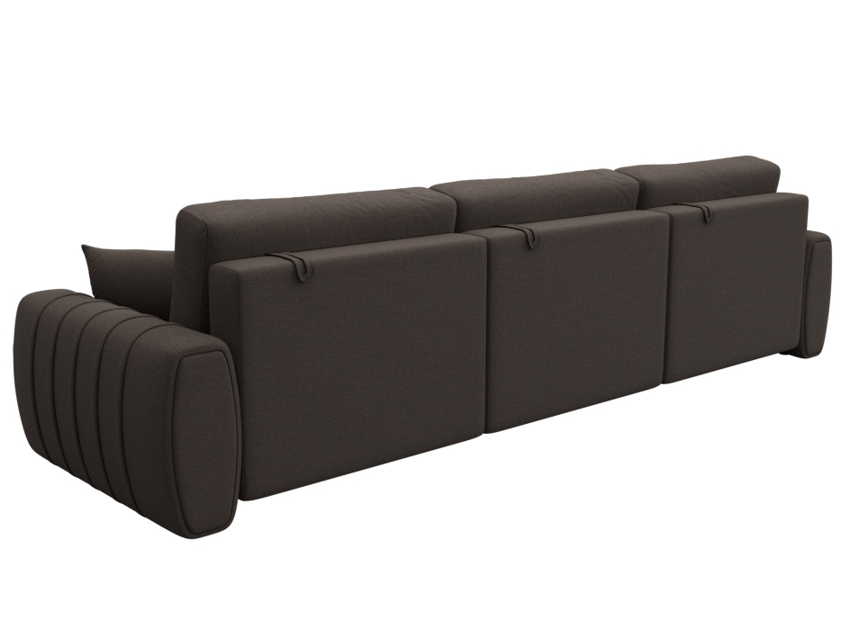 Диваны еврокнижки, Диван прямой Лига-057 НПБ Лонг, рогожка Амур