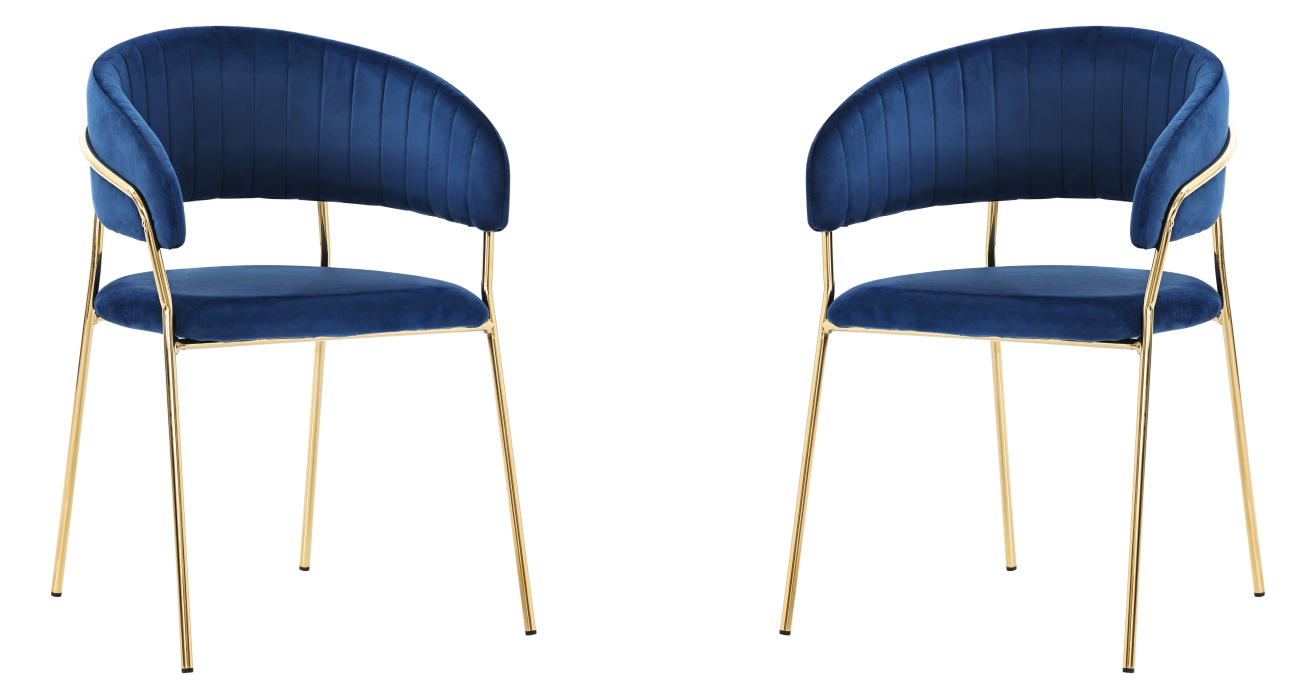 Стулья, Комплект стульев Whispered Fusion, золотой (Комплект 2 шт)