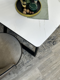 Стол Kenner AZ1400 раздвижной, керамика , опоры черные