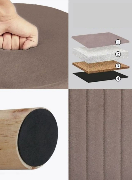 Банкетка в прихожую, А-9 Банкетка стеганная