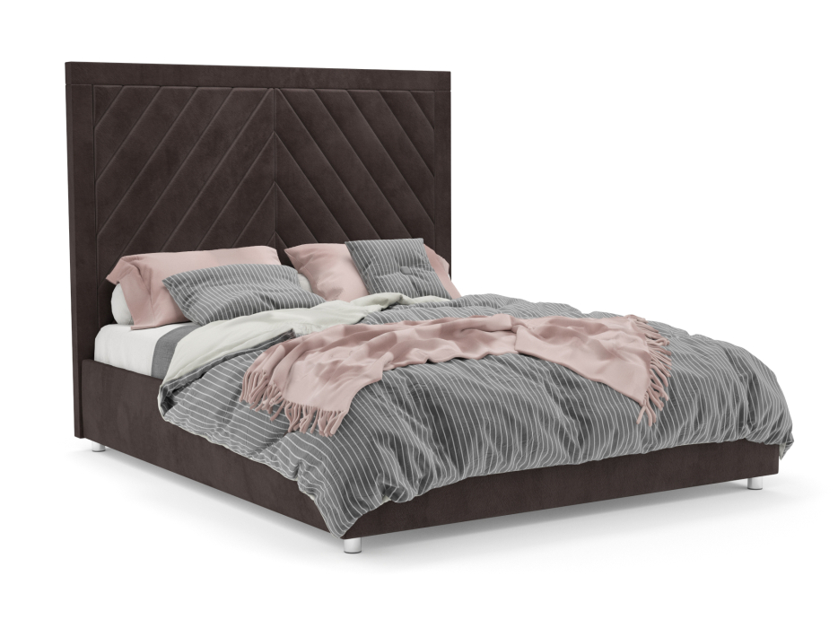 Мягкая кровать, Кровать Мишель 140 см (Кордрой)