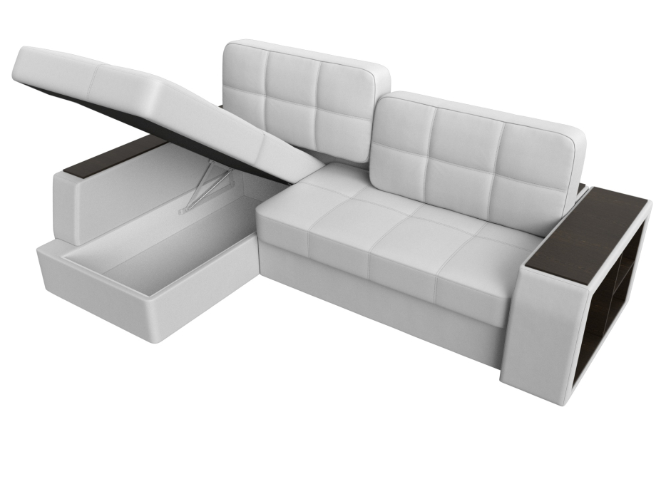 Диваны угловые в гостиную, Угловой диван Брюссель левый угол, экокожа