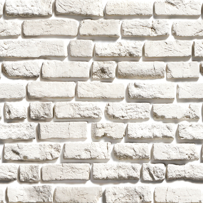 Стеновые панели, Интерьерная панель из стекла 600*600*6 мм MGF66_белый_кирпич