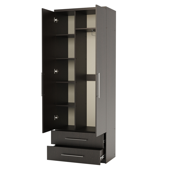 Для одежды, Шкаф комбинированный с ящиками Комфорт МКЯ-22 110х45 с зеркалами