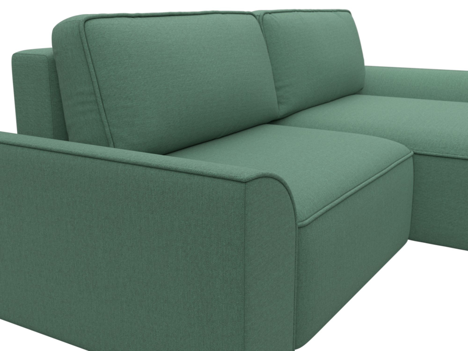 Диваны угловые в гостиную, Диван угловой Лига-048 НПБ, рогожка Амур