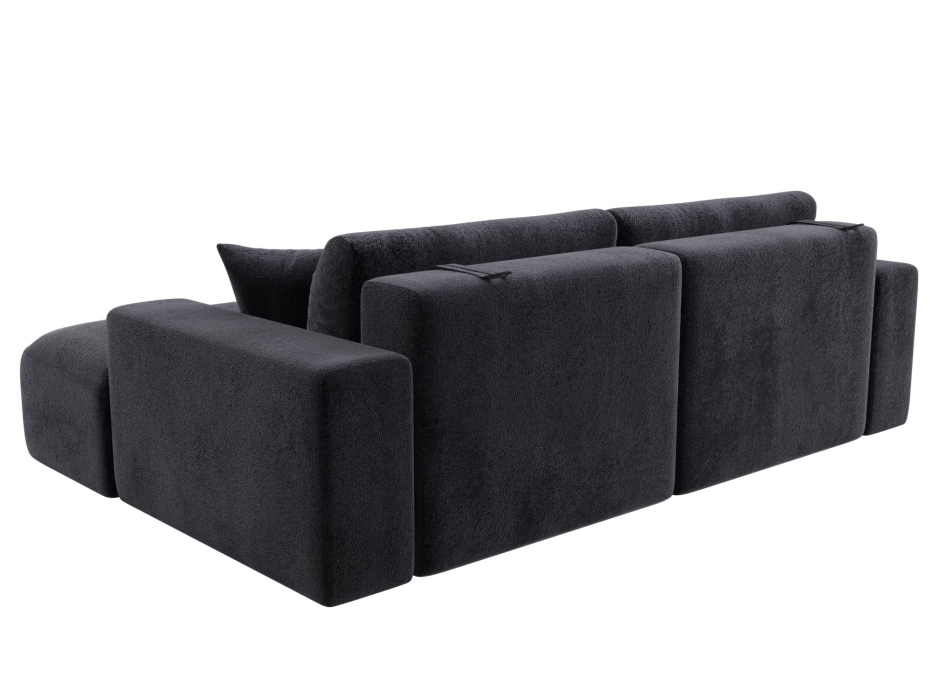 Диваны угловые в гостиную, Диван угловой Лига-036 НПБ Классик правый угол, велюр TOWER 