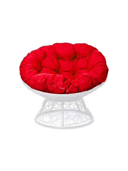 Кресла, Кресло ПАПАСАН с ротангом белое