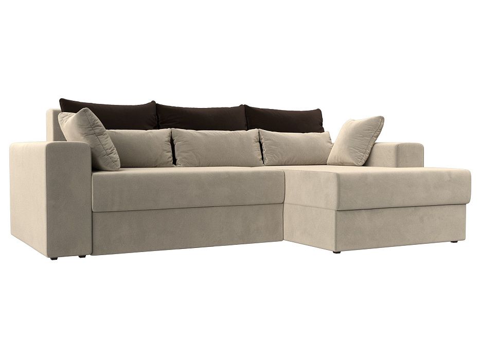 Офисные диваны, Угловой диван Майами правый угол, микровельвет