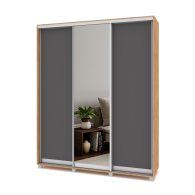 Шкафы-купе, Шкаф-купе 3-дв  Роланд Р482  (в2200*ш1800*г450)