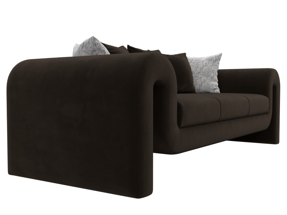 Диваны прямые кухонные, Диван прямой Волна, микровельвет