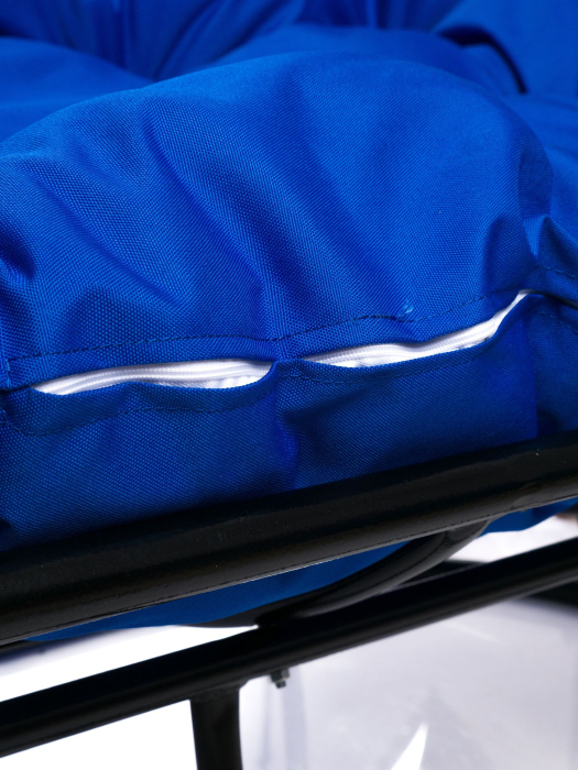 Диваны, Диван МАМАСАН без ротанга чёрный металл