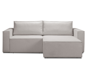 Диван угловой Чикаго со спальным местом, микровелюр